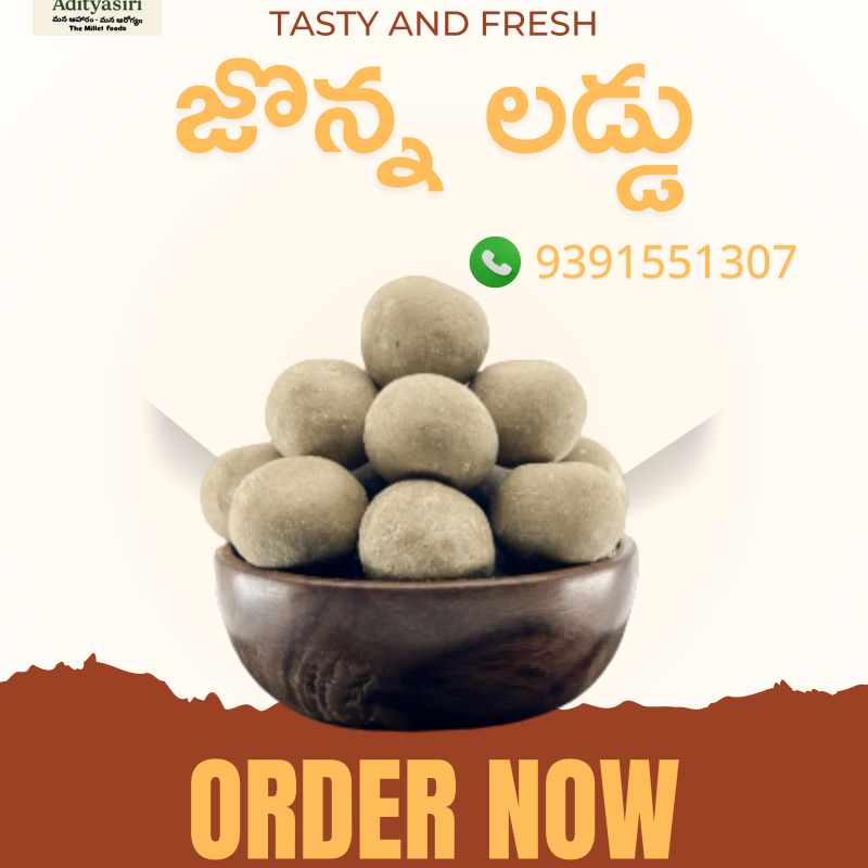 Jonna Laddu (Sorghum Millet Laddu)
