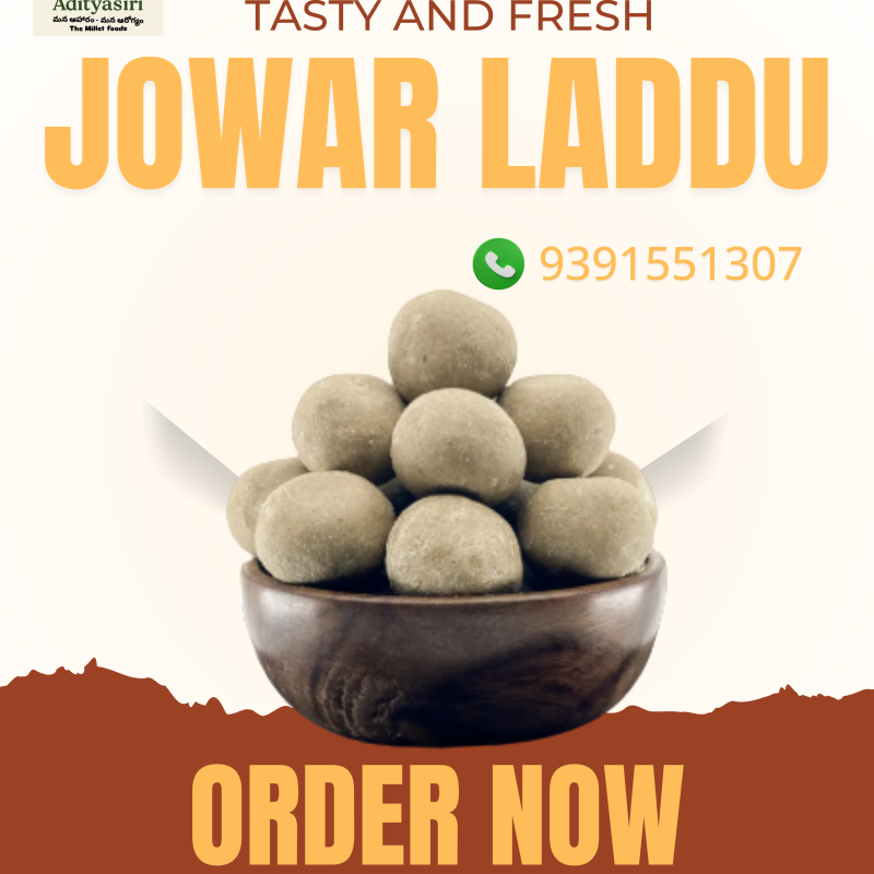 Jonna Laddu (Sorghum Millet Laddu)